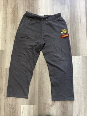 Men's Charcoal Jaguars Sweatpants with Embroidered Logo